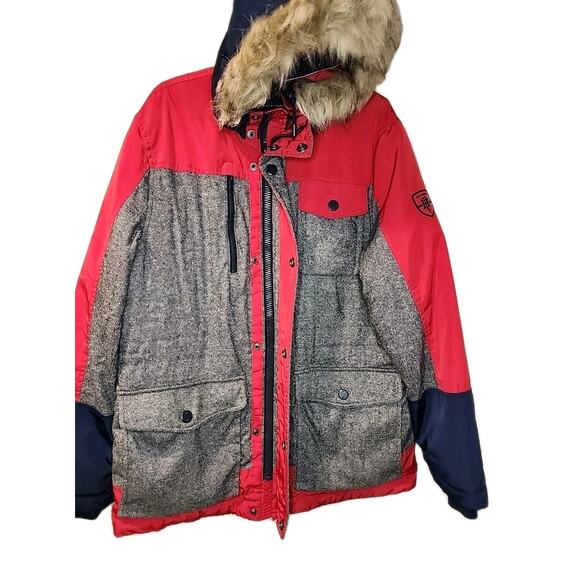 TOMMY HILFIGER Down Filled Yates Parka Size L - Picture 2 of 6